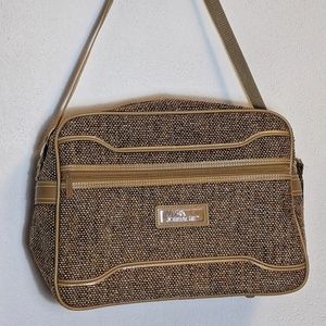 Vintage Jordache Tweed Travel Bag